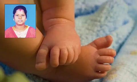 கணவர் இறந்த துக்கம் தாங்காமல்.. 6 மாத குழந்தையுடன் இளம்பெண் எடுத்த கொடூர முடிவு