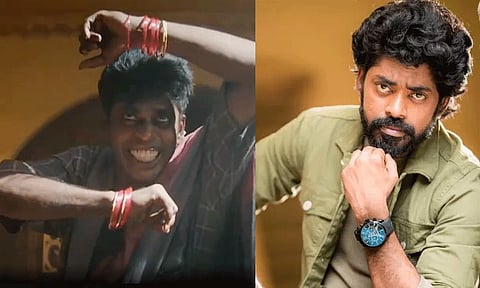 `கிஷ்கிந்தாபுரி' படம்: வில்லன் லுக்கில் மிரட்டும் சாண்டி மாஸ்டர்