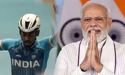 உலக ஸ்பீட் ஸ்கேட்டிங்: தங்கம் வென்ற தமிழக வீரருக்கு பிரதமர் மோடி வாழ்த்து