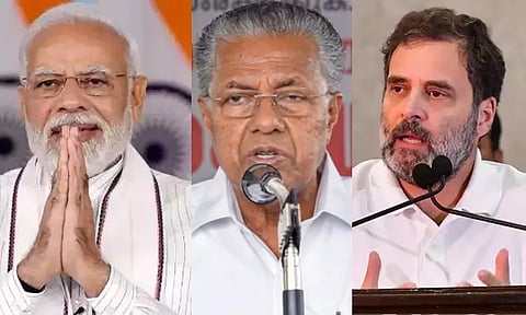 பிரதமர் மோடி பிறந்தநாள்: ராகுல் காந்தி, பினராயி விஜயன் வாழ்த்து