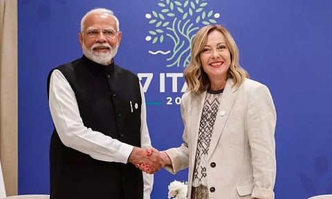 பிரதமர் மோடிக்கு இத்தாலி பிரதமர் மெலோனி பிறந்த நாள் வாழ்த்து