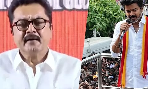 எனக்கும்தான் மாபெரும் கூட்டம் கூடியது: விஜய்யை விமர்சித்த சரத்குமார்