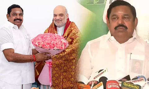 அதிமுக விவகாரத்தில் அமித்ஷா தலையீடு இல்லை - எடப்பாடி பழனிசாமி திட்டவட்டம்