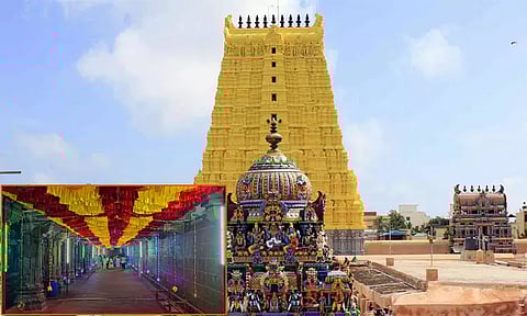 ராமேஸ்வரம் கோவிலில் நவராத்திரி திருவிழா ஏற்பாடுகள் தீவிரம்