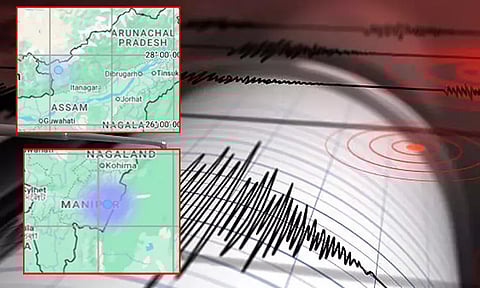 மணிப்பூர், அருணாச்சல பிரதேசத்தில் அடுத்தடுத்து நிலநடுக்கம்