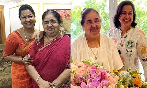 நடிகை ராதிகாவின் தாயார் காலமானார்...!
