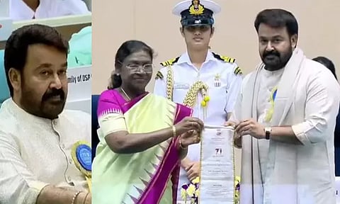 நடிகர் மோகன்லாலுக்கு தாதா சாகேப் பால்கே விருது: ஜனாதிபதி வழங்கினார்