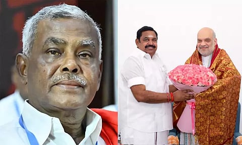 அமித்ஷா சொல்படி நடக்கும் பரிதாப நிலையில் அதிமுக: பெ.சண்முகம் விமர்சனம்