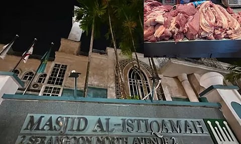 மத வழிபாட்டு தலத்திற்கு பார்சலில் வந்த பன்றி இறைச்சி - போலீசார் விசாரணை