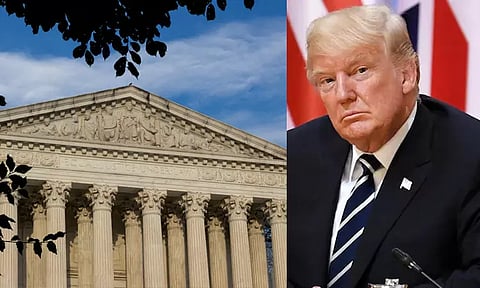 வெளிநாடுகளுக்கான நிதியுதவி நிறுத்தம்; டிரம்ப்பின் உத்தரவுக்கு தடை விதிக்க சுப்ரீம் கோர்ட்டு மறுப்பு