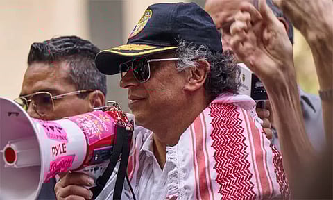 பாலஸ்தீன ஆதரவு போராட்டத்தில் பங்கேற்ற கொலம்பியா அதிபர் - விசாவை ரத்து செய்த அமெரிக்கா