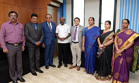 அமைச்சர் மா.சுப்பிரமணியனுடன் மொரிசியஸ் வெளியுறவுத் துறை மந்திரி சந்திப்பு