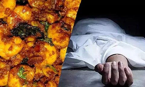 மாமனார் வீட்டு விருந்தில் இறால் உணவு சாப்பிட்ட புது மாப்பிள்ளை திடீரென உயிரிழப்பு