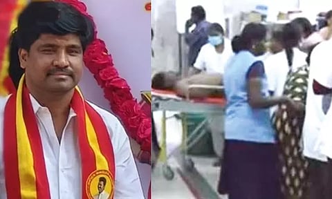 கூட்ட நெரிசல் சம்பவம்: கரூர் மாவட்ட தவெக செயலாளர் மதியழகன் கைது