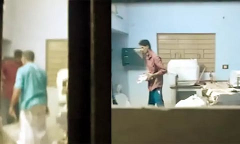 அரசு பள்ளியில் புத்தகங்கள் திருட்டு: ஆசிரியர் உள்பட 2 பேர் பணியிடை நீக்கம்