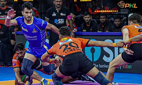 புரோ கபடி லீக்: தமிழ் தலைவாஸ் அணியை வீழ்த்தி யு மும்பா வெற்றி