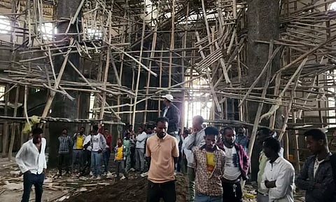 எத்தியோப்பியா: தேவாலயத்தில் கட்டடம் இடிந்து விழுந்து விபத்து; 36 பேர் பலி