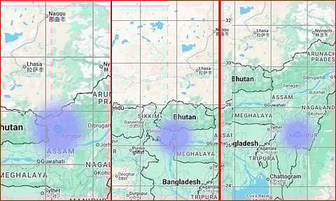 மணிப்பூர், அருணாச்சல பிரதேசத்தில் நிலநடுக்கம்