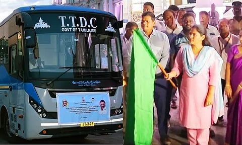 100 சதவீத தேர்ச்சிக்கு உறுதுணையாக இருந்த ஆசிரியர்களுக்கான கல்விச் சுற்றுலா - மேயர் பிரியா தொடங்கி வைத்தார்