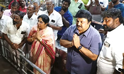 ராமேசுவரம் கோவிலில் நடிகர் பிரபு தரிசனம்