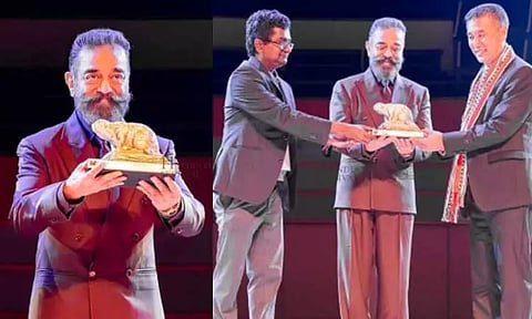 கனடா மேடையில் கமல்ஹாசனுக்கு 'கோல்டன் பீவர் விருது'!
