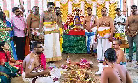 குருவித்துறை பெருமாள் கோவிலில் திருக்கல்யாண வைபவம்