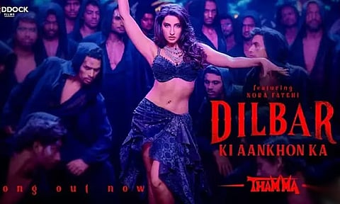 Thamma Song Dilbar Ki Aankhon Ka Poster Featuring Nora Fatehi Out