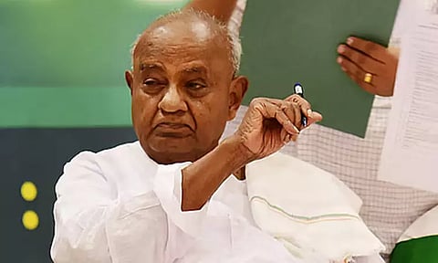 முன்னாள் பிரதமர் எச்.டி. தேவகவுடா உடல்நல குறைவால் மருத்துவமனையில் அனுமதி