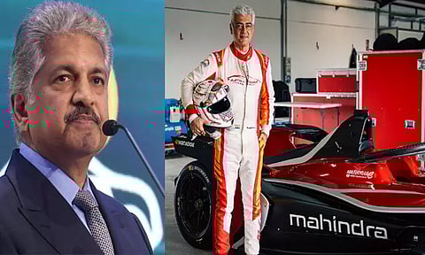 அஜித் குமாருக்கு தொழிலதிபர் ஆனந்த் மஹிந்திரா வாழ்த்து