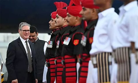 இங்கிலாந்து பிரதமர் கீர் ஸ்டார்​மர் இந்தியா வருகை