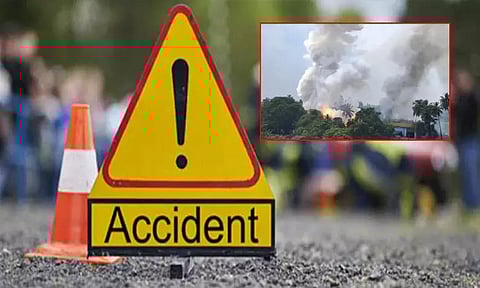ஆந்திர பிரதேசம்: வெடிவிபத்தில் 6 பேர் பலி; முதல்-மந்திரி இரங்கல்