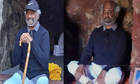 இமயமலை பாபாஜி குகையில் நடிகர் ரஜினிகாந்த் தியானம் - வைரலாகும் வீடியோ