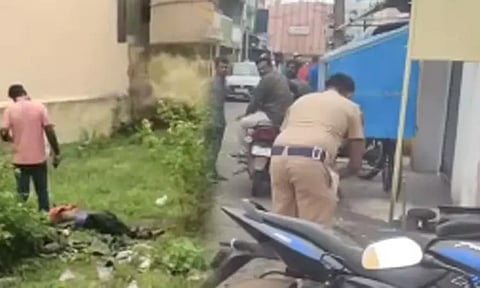 செங்குன்றத்தில் அதிர்ச்சி சம்பவம்: கம்பத்தில் கட்டி வைத்து அடித்து வாலிபர் படுகொலை