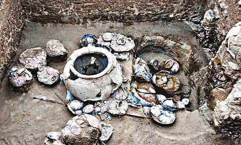 திருமலாபுரம் அகழாய்வு: 3 ஆயிரம் ஆண்டுகள் பழமையான இரும்பு பொருட்கள் கண்டெடுப்பு