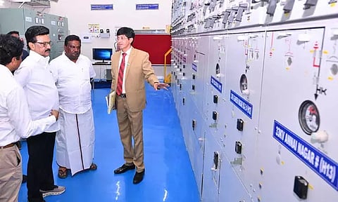 கொளத்தூரில் ரூ.111 கோடி செலவில் துணைமின் நிலையம்: முதல்-அமைச்சர் மு.க.ஸ்டாலின் திறந்து வைத்தார்