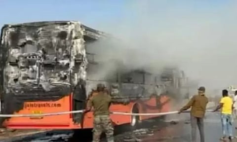 ராஜஸ்தான் பஸ்சில் திடீர் தீ விபத்து: உயிரிழப்பு அதிகரிக்க காரணம் என்ன? விசாரணையில் புதிய தகவல்