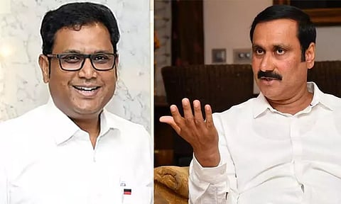 பாக்ஸ்கான் தொழில் முதலீடு: குடுகுடுப்பைக்காரரை போல டி.ஆர்.பி.ராஜா பேசக்கூடாது - அன்புமணி