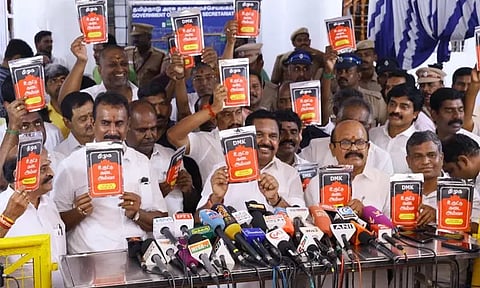 தி.மு.க. உருட்டு கடை அல்வா: காலி பாக்கெட்டை காட்டிய எடப்பாடி பழனிசாமி