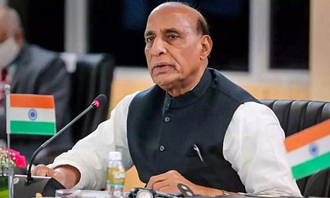 ‘வர்த்தகம் இல்லாமல் நாட்டின் பொருளாதாரத்தை வலுப்படுத்த முடியாது' - ராஜ்நாத் சிங்