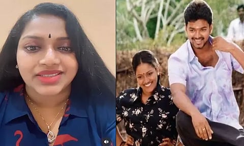 கூட்டத்துல சதி பண்ண சிலர் வருவாங்க, உஷாரா இருங்க விஜய் அண்ணா - “திருப்பாச்சி” பட நடிகை