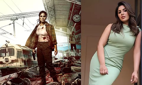 first look of samyuktha menon pan indian action drama the black gold