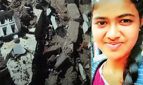 சிவகாசி அருகே சோகம்.. வீட்டின் சுவர் விழுந்து நர்சிங் மாணவி உயிரிழப்பு