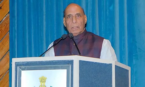 ‘உள்நாட்டு பாதுகாப்பு உற்பத்தி ரூ.1.5 லட்சம் கோடியாக அதிகரித்துள்ளது’ - ராஜ்நாத் சிங்