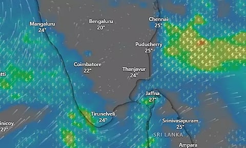 இன்று உருவாகும் புதிய காற்றழுத்த தாழ்வுப்பகுதி: புயலாக மாற வாய்ப்பா..?