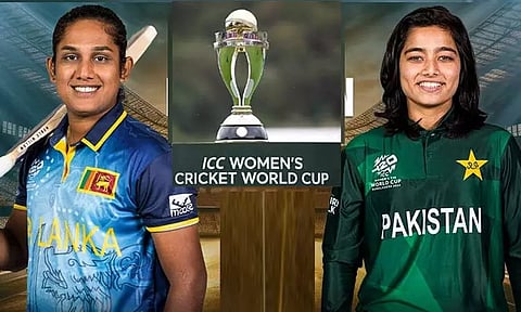 மகளிர் உலகக்கோப்பை: இலங்கை - பாகிஸ்தான் இன்று மோதல்