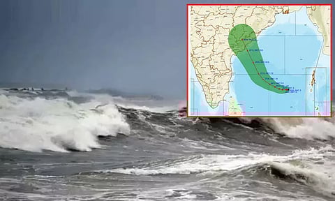 ஆந்திர பிரதேசத்தின் மசிலிப்பட்டினம்-கலிங்கப்பட்டினம் பகுதிகளுக்கு இடையே புயல் கரையை கடக்க கூடும்: இந்திய வானிலை மையம் தகவல்