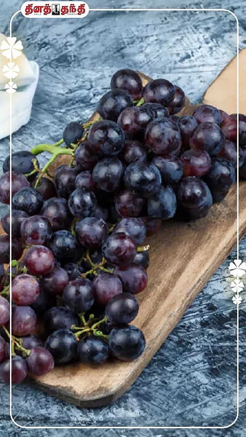 உடல் சோர்வைப் போக்கும் பன்னீர் திராட்சை.!!