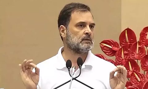 டிரம்பை எதிர்கொள்ள பிரதமர் மோடிக்கு தைரியம் இல்லை - ராகுல்காந்தி தாக்கு