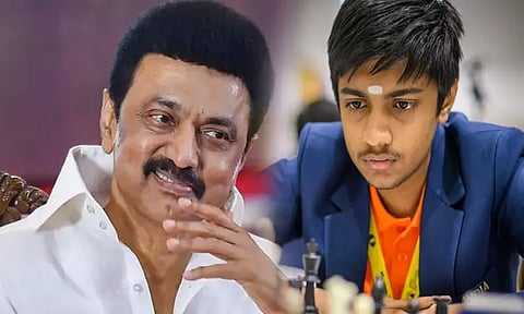 கிராண்ட்மாஸ்டர் இளம்பரிதிக்கு முதல்-அமைச்சர் மு.க.ஸ்டாலின் வாழ்த்து