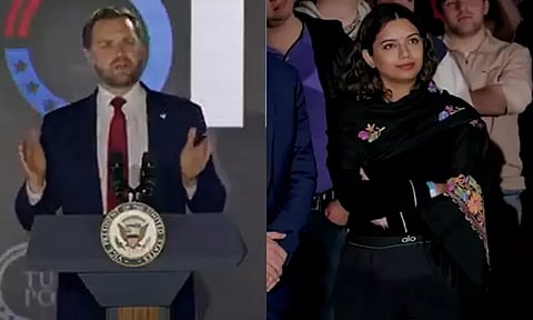 ‘இந்த நாட்டிற்காக இளமையை அர்ப்பணித்தோம்; எங்களை விரட்டுவதா?’ - அமெரிக்க துணை அதிபரிடம் இந்திய வம்சாவளி பெண் கேள்வி